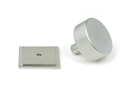Satin Chrome Brompton Cabinet Knob - 38mm (Square) | 47094 - Image 3