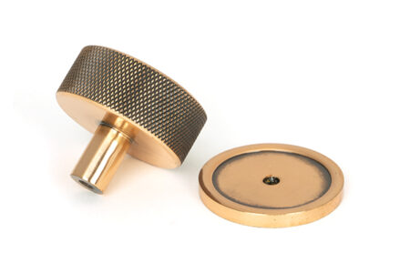 Polished Bronze Brompton Cabinet Knob - 38mm (Plain) | 47153 - Image 4