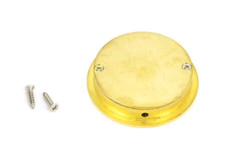 Polished Brass 60mm Plain Round Pull | 47167 - Image 3