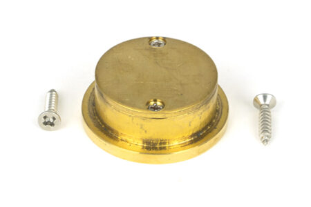 Polished Brass 34mm Round Finger Edge Pull | 47174 - Image 3