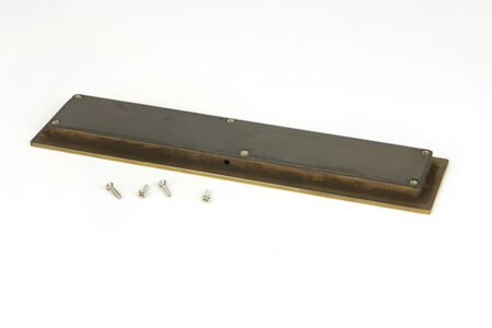 Aged Brass 250mm Plain Rectangular Pull | 48307 - Image 3