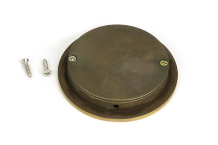 Aged Brass 75mm Plain Round Pull | 48323 - Image 3