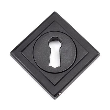 Matt Black Round Escutcheon (Square) | 49539 - Image 3