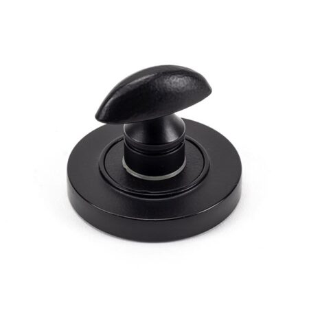 Matt Black Round Thumbturn Set (Plain) | 49544 - Image 3