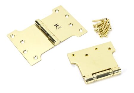 Polished Brass 4" x 4" x 6" Parliament Hinge (pair) ss | 49556 - Image 3