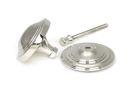 Polished Marine SS (316) Art Deco Centre Door Knob | 49807 - Image 4