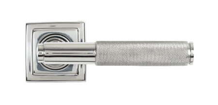 Polished Marine SS (316) Brompton Lever on Rose Set (Square) | 49847 - Image 3