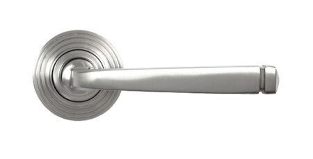 Satin Marine SS (316) Avon Round Lever on Rose Set (Beehive) | 49850 - Image 3