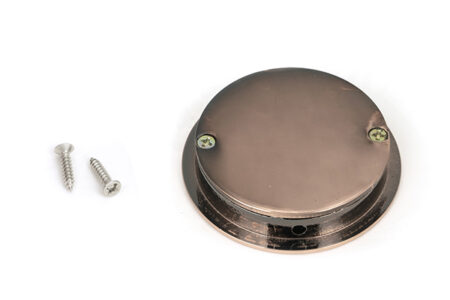From the Anvil Polished Bronze 60mm Art Deco Round Pull - Image 3