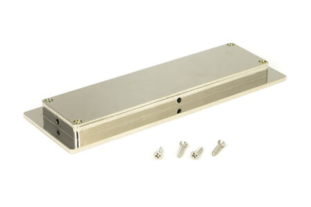 From the Anvil Polished Nickel 175mm Plain Rectangular Pull - Image 3