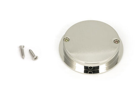 From the Anvil Polished Nickel 60mm Art Deco Round Pull - Image 3