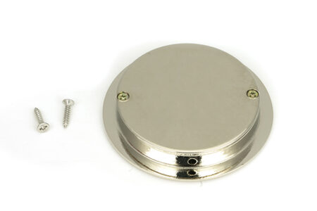 From the Anvil Polished Nickel 75mm Art Deco Round Pull - Image 3