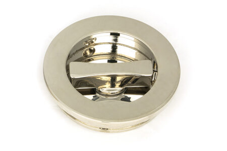 From the Anvil Polished Nickel 60mm Plain Round Pull - Privacy Set - Image 3