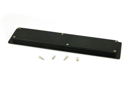 From the Anvil Matt Black 250mm Art Deco Rectangular Pull - Image 3