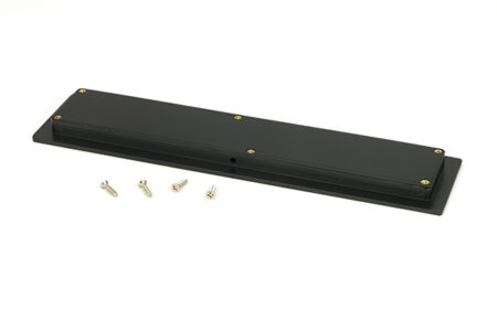 From the Anvil Matt Black 250mm Plain Rectangular Pull - Image 3