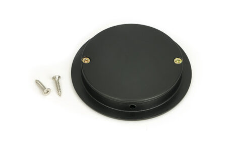 From the Anvil Matt Black 75mm Art Deco Round Pull - Image 3
