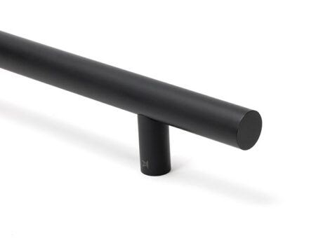 From the Anvil Matt Black SS (316) 1.2m T Bar Handle Secret Fix 32mm Ø - Image 4