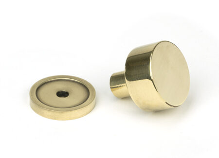 Aged Brass Kelso Cabinet Knob - 25mm (Plain) | 50304 - Image 3