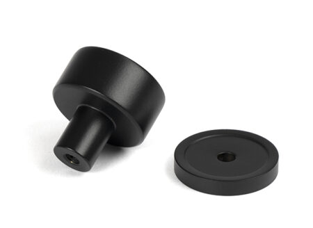 Matt Black Kelso Cabinet Knob - 25mm (Plain) | 50337 - Image 4