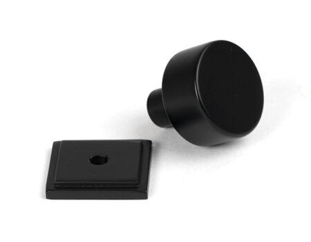 Matt Black Kelso Cabinet Knob - 25mm (Square) | 50339 - Image 3