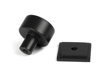 Matt Black Kelso Cabinet Knob - 25mm (Square) | 50339 - Image 4