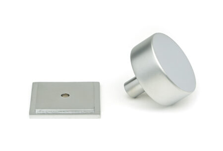 Satin Chrome Kelso Cabinet Knob - 38mm (Square) | 50357 - Image 3