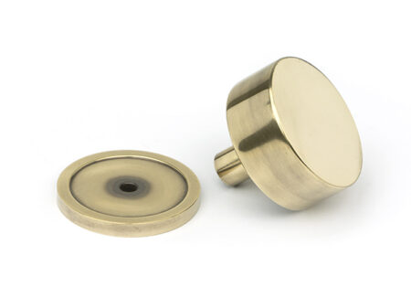 Aged Brass Kelso Cabinet Knob - 38mm (Plain) | 50373 - Image 3