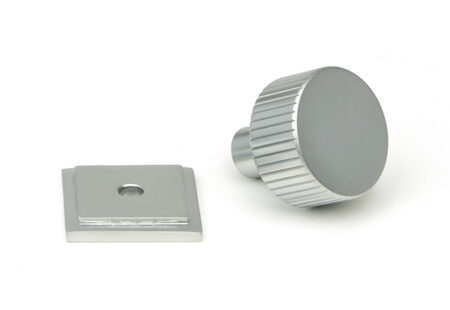 Satin Chrome Judd Cabinet Knob - 25mm (Square) | 50414 - Image 3