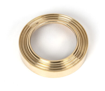 Polished Brass Round Euro Escutcheon (Beehive) | 50594 - Image 3