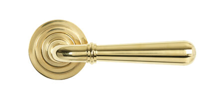 Polished Brass Newbury Lever on Rose Set (Art Deco) | 50620 - Image 3