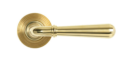 Polished Brass Newbury Lever on Rose Set (Beehive) | 50622 - Image 3