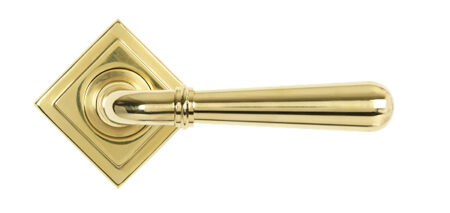 Polished Brass Newbury Lever on Rose Set (Square) | 50624 - Image 4