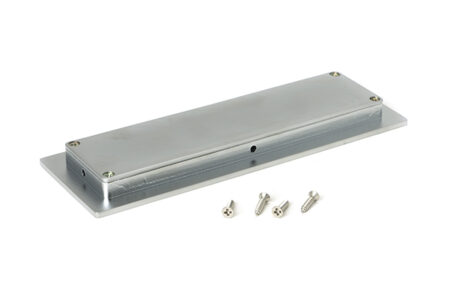 Satin Chrome 175mm Plain Rectangular Pull | 50638 - Image 3