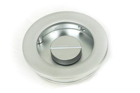 Satin Chrome 60mm Plain Round Pull - Privacy Set | 50650 - Image 4