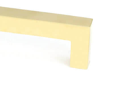 From the Anvil Polished Brass Albers Pull Handle - Medium - Image 3
