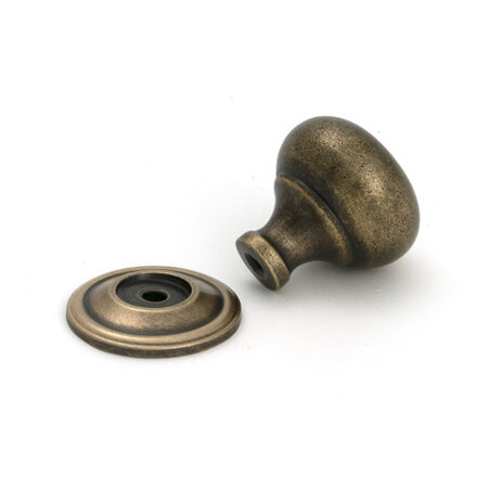 Burnished Brass Mushroom Cabinet Knob 32mm | 50954 - Image 3