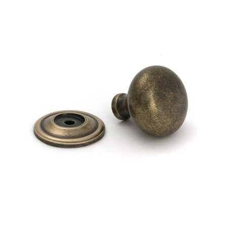 Burnished Brass Mushroom Cabinet Knob 32mm | 50954 - Image 4