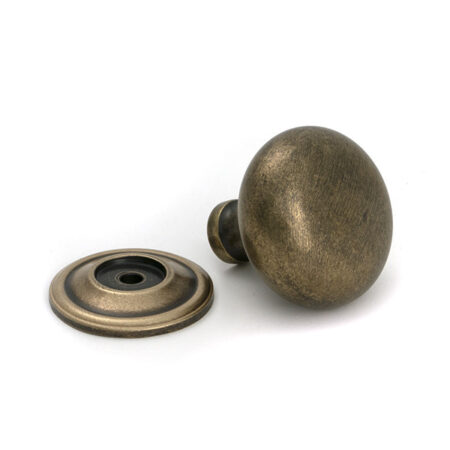 Burnished Brass Mushroom Cabinet Knob 38mm | 50955 - Image 3