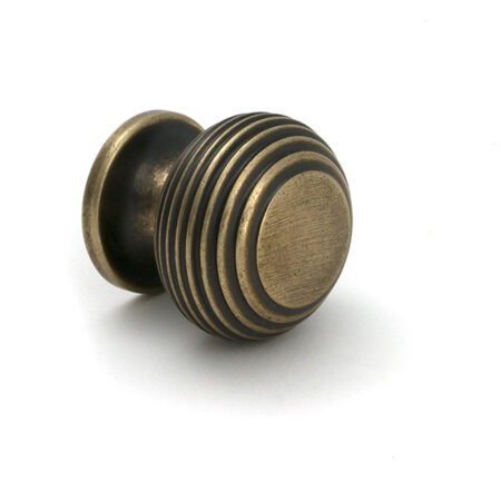 Burnished Brass Beehive Cabinet Knob 30mm | 50956 - Image 3