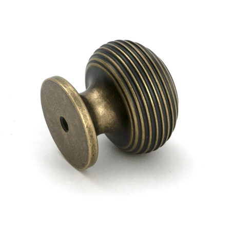 Burnished Brass Beehive Cabinet Knob 30mm | 50956 - Image 4