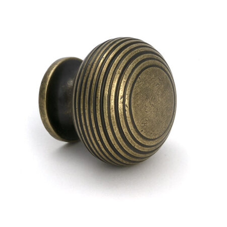 Burnished Brass Beehive Cabinet Knob 40mm | 50957 - Image 3