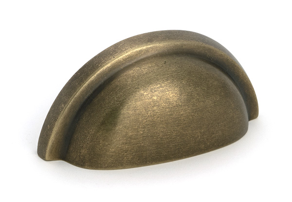 Burnished Brass Regency Concealed Drawer Pull | 50968