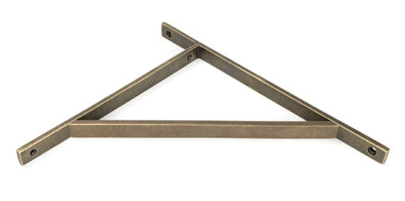 Burnished Brass Chalfont Shelf Bracket (314mm x 250mm) | 51158 - Image 3