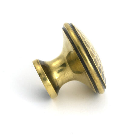 Aged Brass Hammered Cabinet Knob - Large | 51285 - Image 4