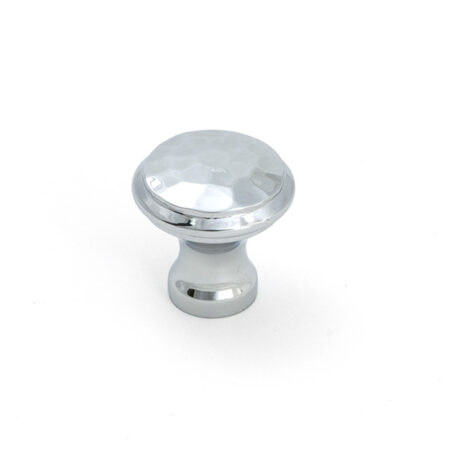 Polished Chrome Hammered Cabinet Knob - Small | 51286