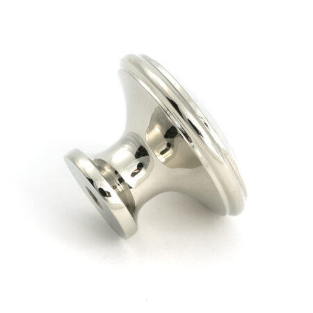 Polished Nickel Hammered Cabinet Knob - Large | 51291 - Image 4