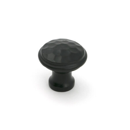 Aged Bronze Hammered Cabinet Knob - Small | 51292