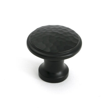 Aged Bronze Hammered Cabinet Knob - Medium | 51293