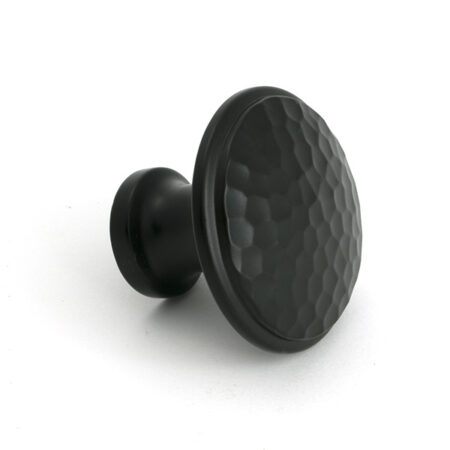 Aged Bronze Hammered Cabinet Knob - Large | 51294 - Image 3