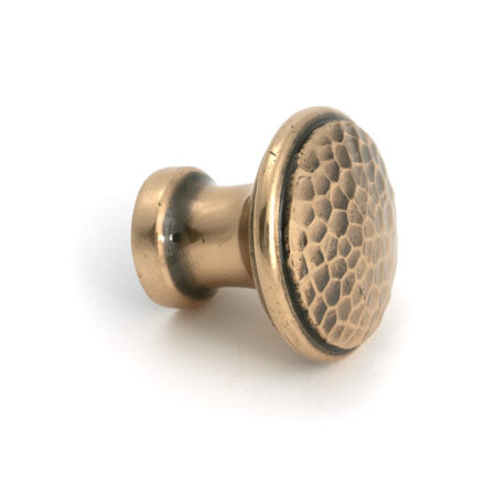 Polished Bronze Hammered Cabinet Knob - Medium | 51296 - Image 3